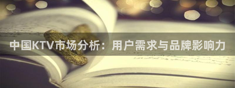 尊龙时凯体育官网登录：中国KTV市场分析：用户需求与品牌影响力